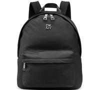DKNY Women's Jenny Backpack, Black and Silver