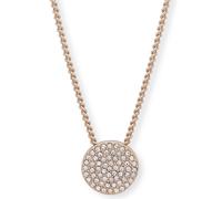 DKNY Jewellery Women's 16" Gold Pave Disc Pendant Necklace - Gold & Crystal DKNY Jewellery Gold One Size
