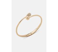 DKNY Jewellery Women's Crystal Pave Bead Cuff in Gold DKNY Jewellery Gold One Size