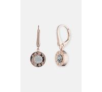 DKNY Jewellery Women's Rose Gold Logo Drop Earrings DKNY Jewellery Rose Gold One Size