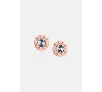DKNY Jewellery Women's Rose Gold Logo Stud Earrings DKNY Jewellery Rose Gold One Size