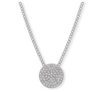 DKNY Womens Pave Pendant Necklace in Silver with Crystal Stones, 60495765