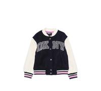 Dkny Kids embellished logo-patch jacket - Blue 4 yrs-6 yrs-8 yrs-10 yrs-12 yrs-14 yrs-16 yrs