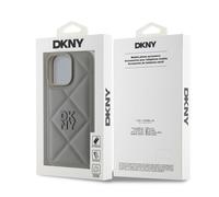 DKNY Leather Quilted Checkered Pattern MagSafe Impact Case for iPhone 16 Pro
