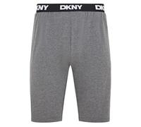 DKNY Lions Lounge Shorts for Men | Available in Black, Charcoal and Navy Blue | Mens Elasticated Waist Shorts for Lounging, Working Out, or for a Casual Look