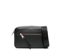 DKNY logo-lettering cross body bag - Black One Size