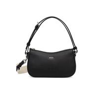 DKNY logo-plaque shoulder bag - Black One Size