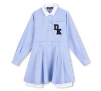 Dkny - Long Sleeve Dress - Sky Blue - Girl - 14 Years