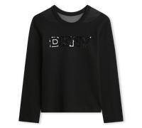 Dkny - Long Sleeve T-shirt - Black - Girl - 6 Years
