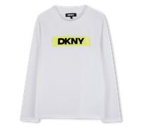 Dkny - Long Sleeve T-shirt - White - Boy - 14 Years