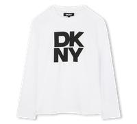 Dkny - Long Sleeve T-shirt - White - Unisex - 6 Years