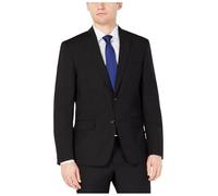 DKNY Men's Business Suit Jacket, Black Solid, 36