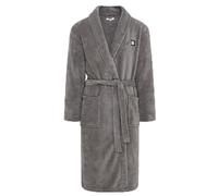 DKNY Men's Fleece Dressing Gown, Supersoft Fleece Robe with Shawl Collar and Deep Pockets, Fluffy and Comfortable, Mens Dressing Gown for Home