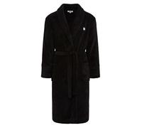 DKNY Men's Fleece Dressing Gown, Supersoft Fleece Robe with Shawl Collar and Deep Pockets, Fluffy and Comfortable, Mens Dressing Gown for Home