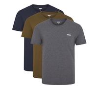 DKNY Men's Giants T-Shirt, Olive/Charcoal/Navy, XL (Pack of 3)