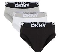 DKNY Mens Kelso Briefs, Black/White/Grey, L UK