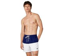 DKNY Men's Lightweight Quick Dry Volley UPF 40+ Protection Swim Trunk, Poseidon, S