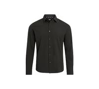 DKNY Men's Long Sleeve Button Down Shirt - Mens Casual Button Up Shirt, Black, Medium