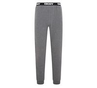DKNY Men's Lounge Pants | Designer Loungewear with Stretch Elastic Waistband, Easy Fit Jogging Bottoms | Grey Marl, L