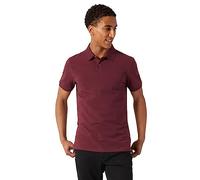 DKNY Mens Polo Shirts - Men's Polo Shirts Short Sleeve | Mens Cotton Polos, Garnet, Medium