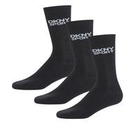 DKNY Men's Radde Socks, Black, 7_11 (Pack of 3)