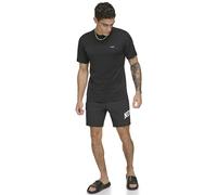 DKNY Men's Short Sleeve Quick Dry 40+ Protection UPF Active Top 0, Rich Black, Medium