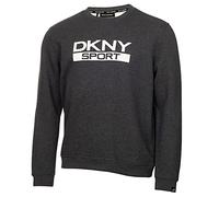 DKNY Mens South Street Sweater - Charcoal Marl - S