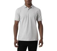 DKNY Polo Shirts for Men - Soft Stretch Casual Cotton Mens Polo Shirts | Modern Fit Short Sleeve Mens Polos, Grey Cloud, XL
