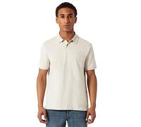 DKNY Polo Shirts for Men - Soft Stretch Casual Cotton Mens Polo Shirts | Modern Fit Short Sleeve Mens Polos, Sand, Medium
