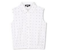 Dkny - Printed Sleeveless Blouse - White Black - Girl - 14 Years