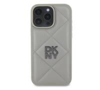 DKNY Protective Cover for iPhone 16 Pro Max Quilted, Grey