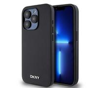 Dkny Pu Leather Metal Logo Magsafe Iphone 15 Pro Phone Case