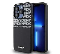 Dkny Pu Leather Repeat Pattern Card Pocket Iphone 15 Pro Phone Case