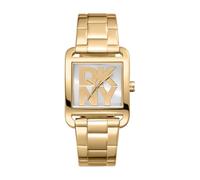 DKNY Quartz Watch City Maxi Quartz 3 ATM, Gold, Standard Size, Modern