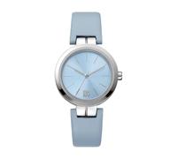 DKNY Quartz Women's Watch Downtown Midi with Leather Strap