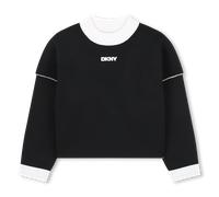 Dkny - Reversible Knit Sweater - Black Ecru - Girl - 16 Years