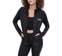 Dkny Rhinestone Stacked Logo Jacket