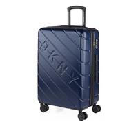 DKNY - Rigid Suitcase Medium Size - ABS Medium Suitcase 65cm Hard Shell Suitcase - Lightweight 20kg Suitcase with TSA Combination Lock - Lightweight, Navy
