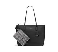 DKNY Saige Ew Tz Women's Tote Handbag, Black and Silver, Rozmiar uniwersalny