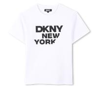 Dkny - Short-sleeved Cotton T-shirt - White - Unisex - 4 Years