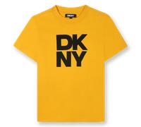 DKNY Boy's D62431 T-Shirt, Wicker Gold, 4 Years