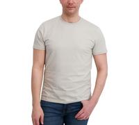 DKNY Soft Cotton T-Shirt for Men - Plain Casual & Dress Crew Neck Tee, Comfortable Premium Classic Fit Mens Tshirt, Grey Cloud, Medium