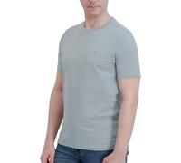 DKNY Soft Cotton T-Shirt for Men - Plain Casual & Dress Crew Neck Tee, Comfortable Premium Classic Fit Mens Tshirt, Smoke Blue, Medium