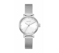 DKNY Soho Mini Quartz Watch 5 ATM, Silver, Standard Size, Modern