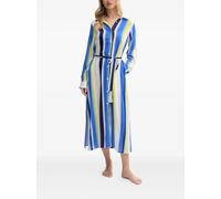 DKNY striped belted shirt nightdress - Blue XS-S