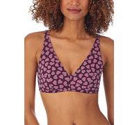 DKNY Table Tops Mesh Built Up Bralette Mulberry Print