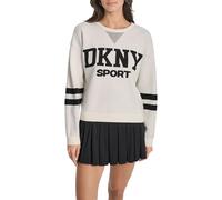 Dkny Varsity Logo Stripe Detail Sweatshirt