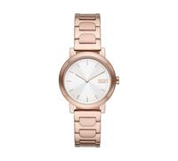 DKNY Watch for Women Soho D, Three Hand movement, 34mm Rose Gold Stainless Steel case with a Stainless Steel strap, NY6622