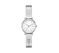 DKNY Watch for Women Soho, Three Hand movement, 24mm Silver Stainless Steel case with a Stainless Steel strap, NY2306