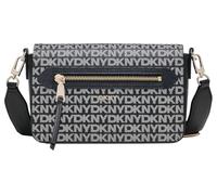 DKNY Women Bryant Ave Mid Flap Crossbody, Black Logo Black, Medium